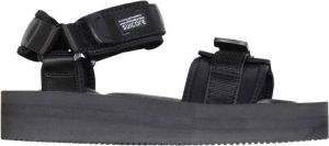 Suicoke Flat Sandals Zwart Unisex