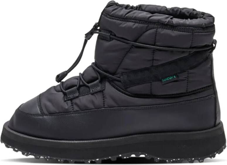 Suicoke Innovatieve High-Top Zwarte Winterlaarzen