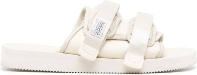 Suicoke Moto Cab Flip Flop Sandalen White Heren