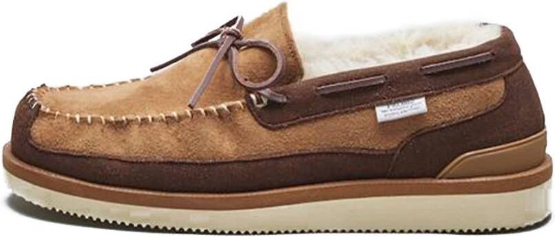 Suicoke Owm-M2Ab Schapenleren Herenschoenen Brown Heren