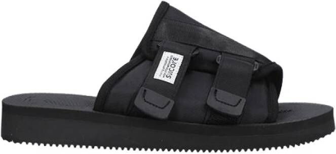 Suicoke Platte sandalen Zwart Unisex