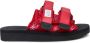 Suicoke Rode en zwarteylon Moto-CAB-PT02 Sandaal Red Dames - Thumbnail 4