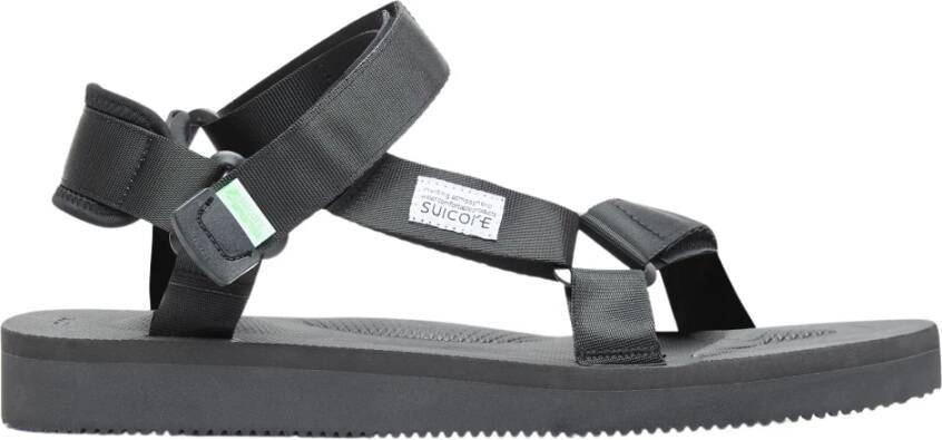 Suicoke Blackylon Slipper Sandalen Black