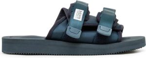 Suicoke Moto Cab dubbele riem sandalen Blauw Heren