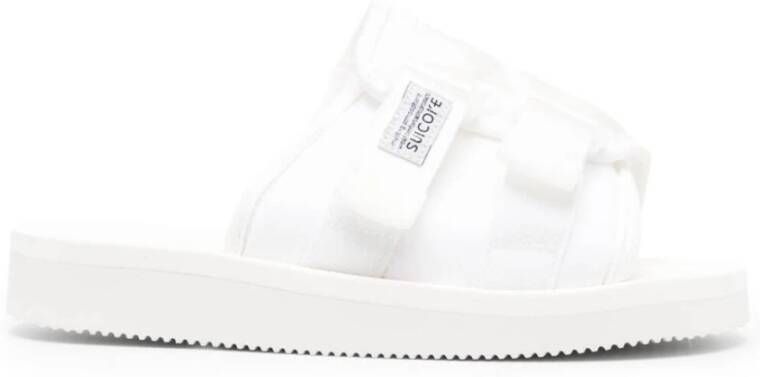 Suicoke Kaw-Cab Sliders in witylon White Heren