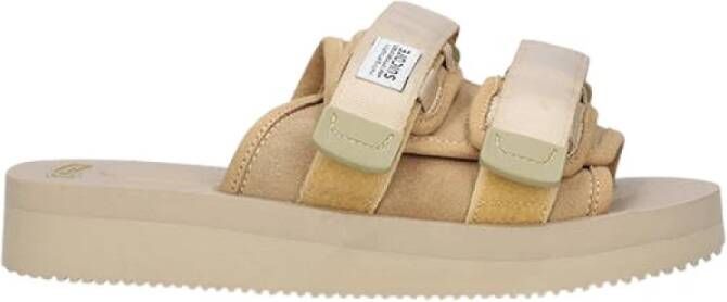 Suicoke Slijm sliders Bruin Unisex