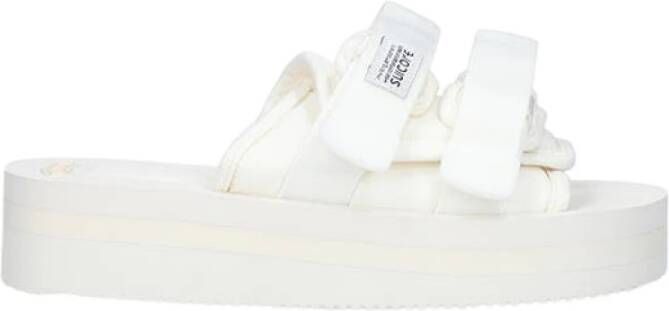 Suicoke Slijm sliders Wit Unisex