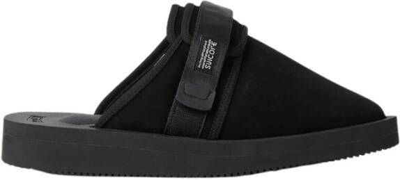 Suicoke Slip-Ons met moderne esthetiek en hoogwaardige materialen Black Heren