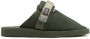 Suicoke Comfortabele Shearling Pantoffels Green Heren - Thumbnail 1