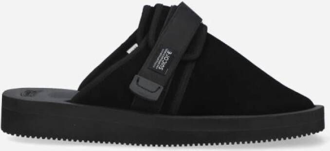 Suicoke Slip-Ons met moderne esthetiek en hoogwaardige materialen Black Heren