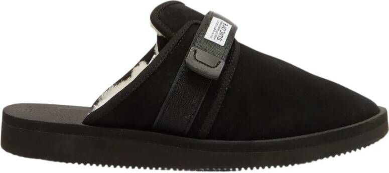 Suicoke Suède Sandalen met Shearling Voering
