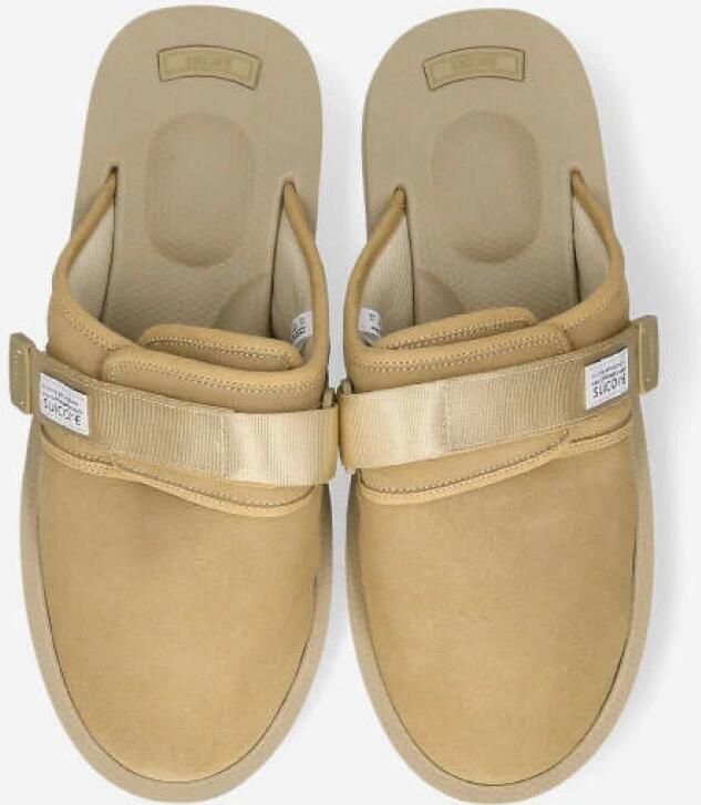 Suicoke Heren Slippers ZAVO-VS Beige - Foto 3