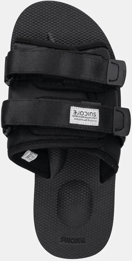 Suicoke Zwarte Moto-Cab Sliders Black Unisex - Foto 6