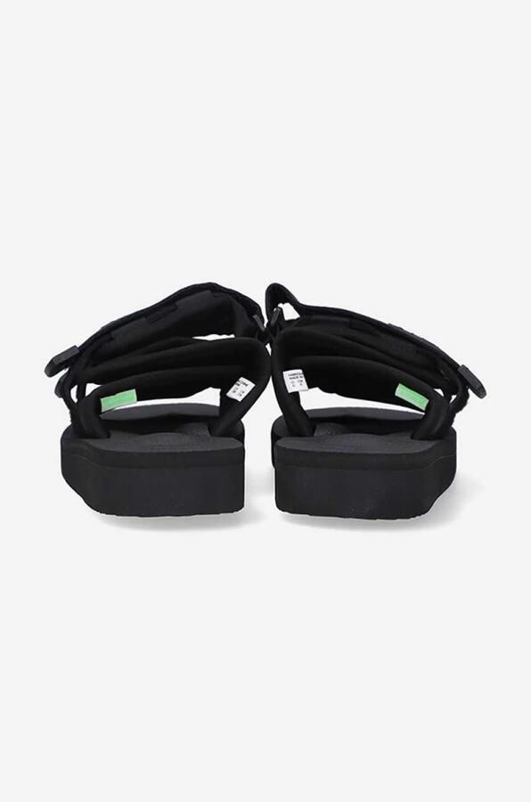 Suicoke Zwarte Moto-Cab Sliders Black Unisex - Foto 3