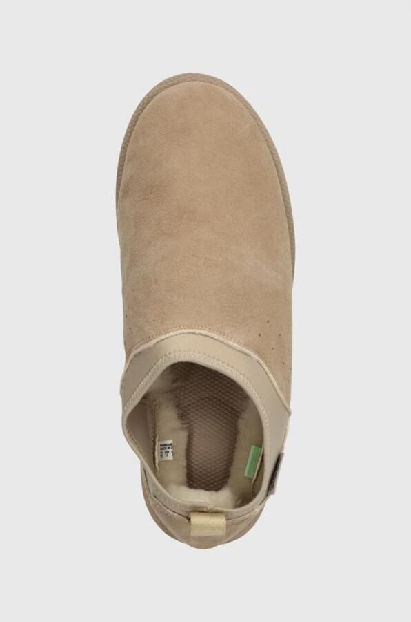 Suicoke Beige Slip Ons van Schapensuède Beige Heren - Foto 2