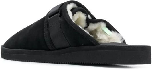 Suicoke Zwarte Leren Muiltjes Sandalen - Foto 5