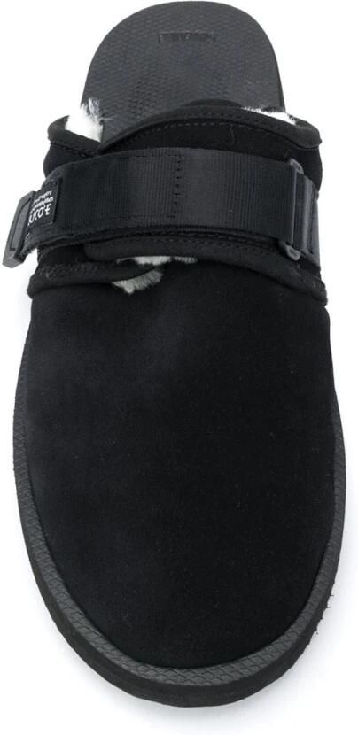 Suicoke Zwarte Leren Muiltjes Sandalen - Foto 4