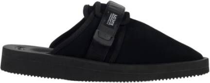 Suicoke Slip-Ons met moderne esthetiek en hoogwaardige materialen Black Heren