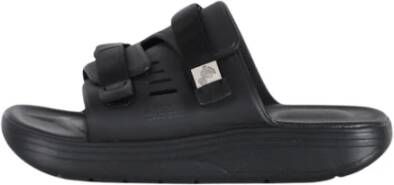 Suicoke Verstelbare band rubberen sandalen Black Heren