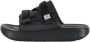 Suicoke Verstelbare band rubberen sandalen Black Heren - Thumbnail 2