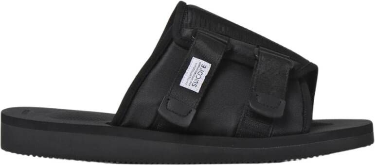 Suicoke Platte sandalen Zwart Unisex