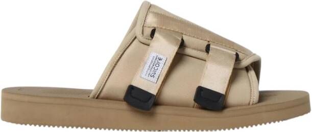 Suicoke Verstelbare Beige Sandalen voor Mannen