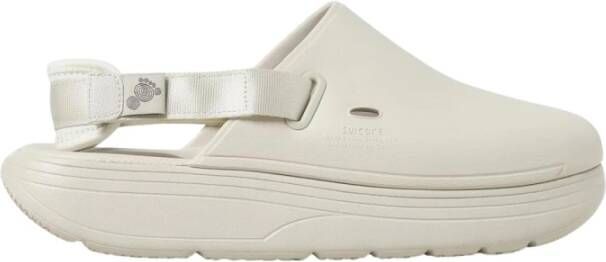 Suicoke Witte Platform Klomp Comfort Schoenen