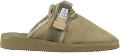 Suicoke Zavo Ciabatta Sandalen Beige Heren