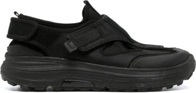 Suicoke Zwarte Flip Flop Sneakers voor Mannen Black Heren