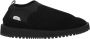 Suicoke Zwarte Leren Instap Sneakers - Thumbnail 1
