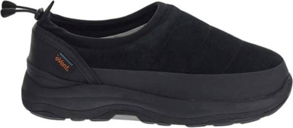 Suicoke Zwarte Schoenen met Ronde Neus Black Dames