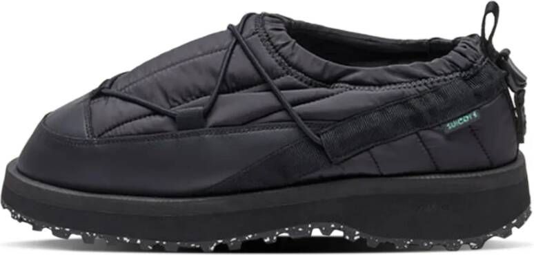 Suicoke Zwarte Slip-On Sneakers met Comfortabel Design