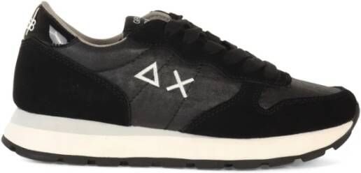 Sun68 Ally Bright Nylon Leren en Stoffen Sneakers Black Dames