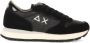 Sun68 Ally Bright Nylon Leren en Stoffen Sneakers Black Dames - Thumbnail 2