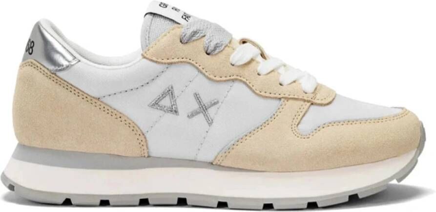 Sun68 Ally Gold Silver Dames Sneakers Schoenen Beige Z44202 - Foto 5