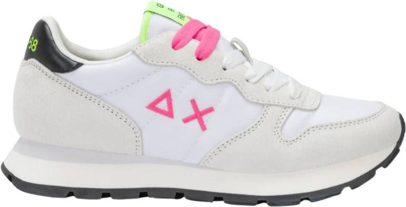 Sun 68 Ally Solid Nylon dames sneaker Zwart