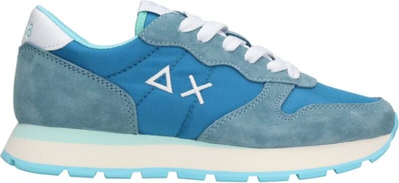 Sun68 Ally Solid Nylon sneaker Blauw Dames