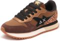 Sun 68 Stargirl Animal dames sneaker Cognac - Bruin