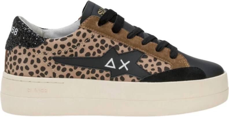 Sun68 Beige platte schoenen Big Katy Multicolor Dames