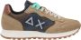 Sun68 Jaki Bicolor Heren Sneakers Schoenen Beige Z44114 - Thumbnail 15