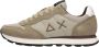 Sun68 Heren Lage Sneakers Solide Stijl Beige Heren - Thumbnail 2