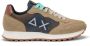 Sun68 Jaki Bicolor Heren Sneakers Schoenen Beige Z44114 - Thumbnail 2