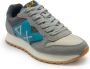 Sun68 Bicolor leren sneakers met suède details Gray Heren - Thumbnail 2