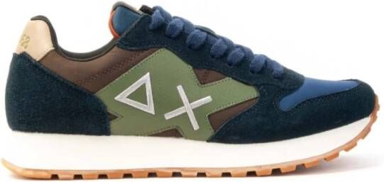 Sun68 Bicolor Technische Stof Sneakers Multicolor Heren