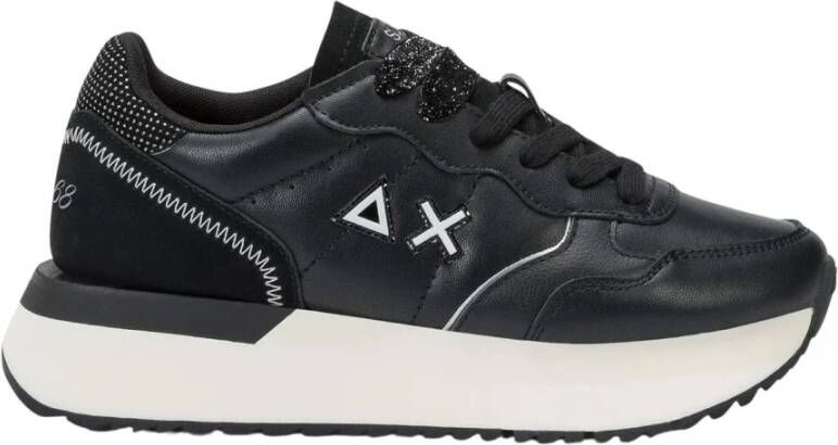 Sun68 Platform Sneakers met Suede Details
