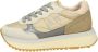 Sun68 dames sneaker Big Ally Teddy Fur beige goud - Thumbnail 2