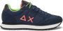 Sun68 Blauw Marineblauw Casual Sneakers Tom Fluo - Thumbnail 1