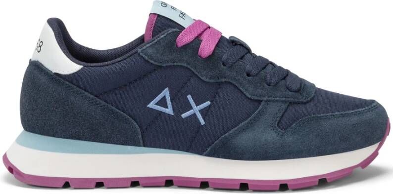Sun68 Multicolor Sneaker Tom Nylon Logo Geborduurd Blue Heren - Foto 9