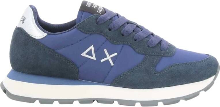 Sun68 Blauwe Damesschoenen Ally Gold