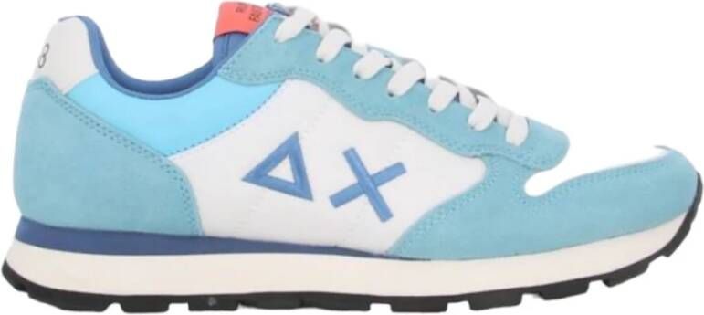 Sun68 Blauwe Lage Sneakers